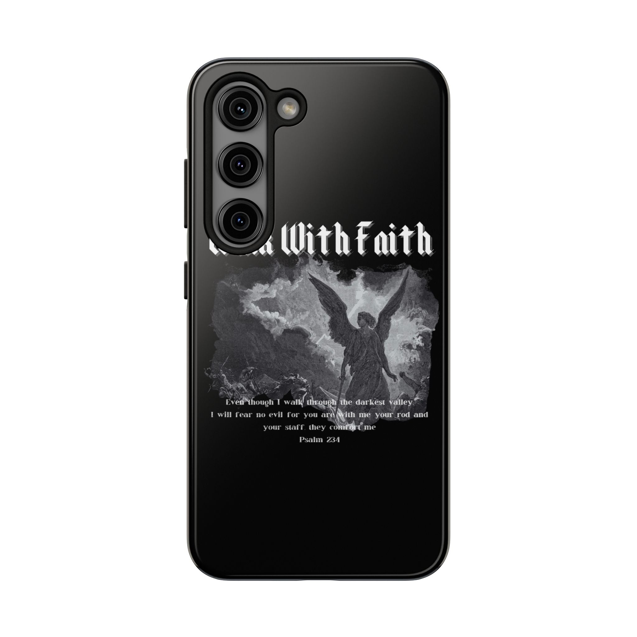 Psalm 23:4 Tough Phone Cases