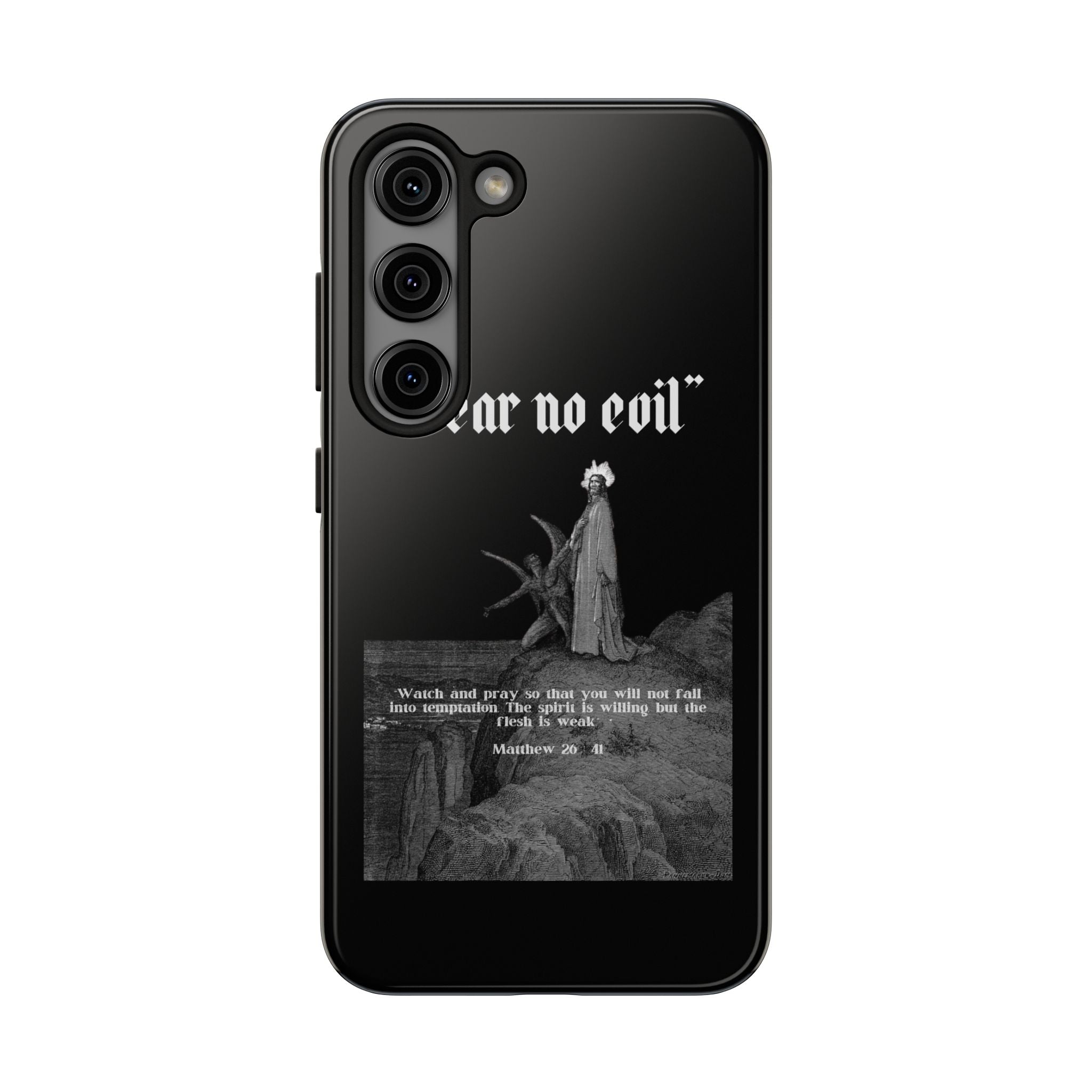 FEAR NO EVIL Tough Phone Case