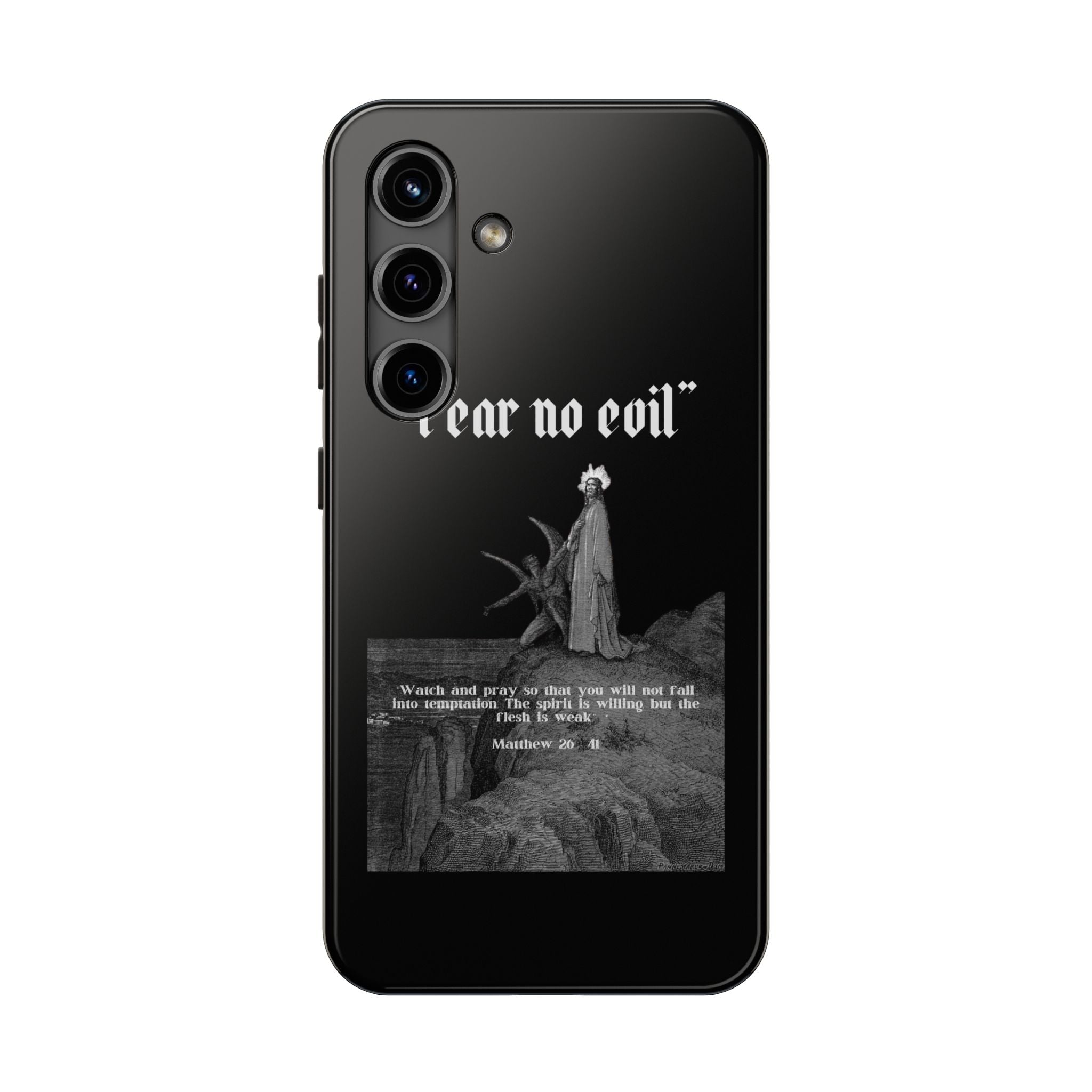 FEAR NO EVIL Tough Phone Case