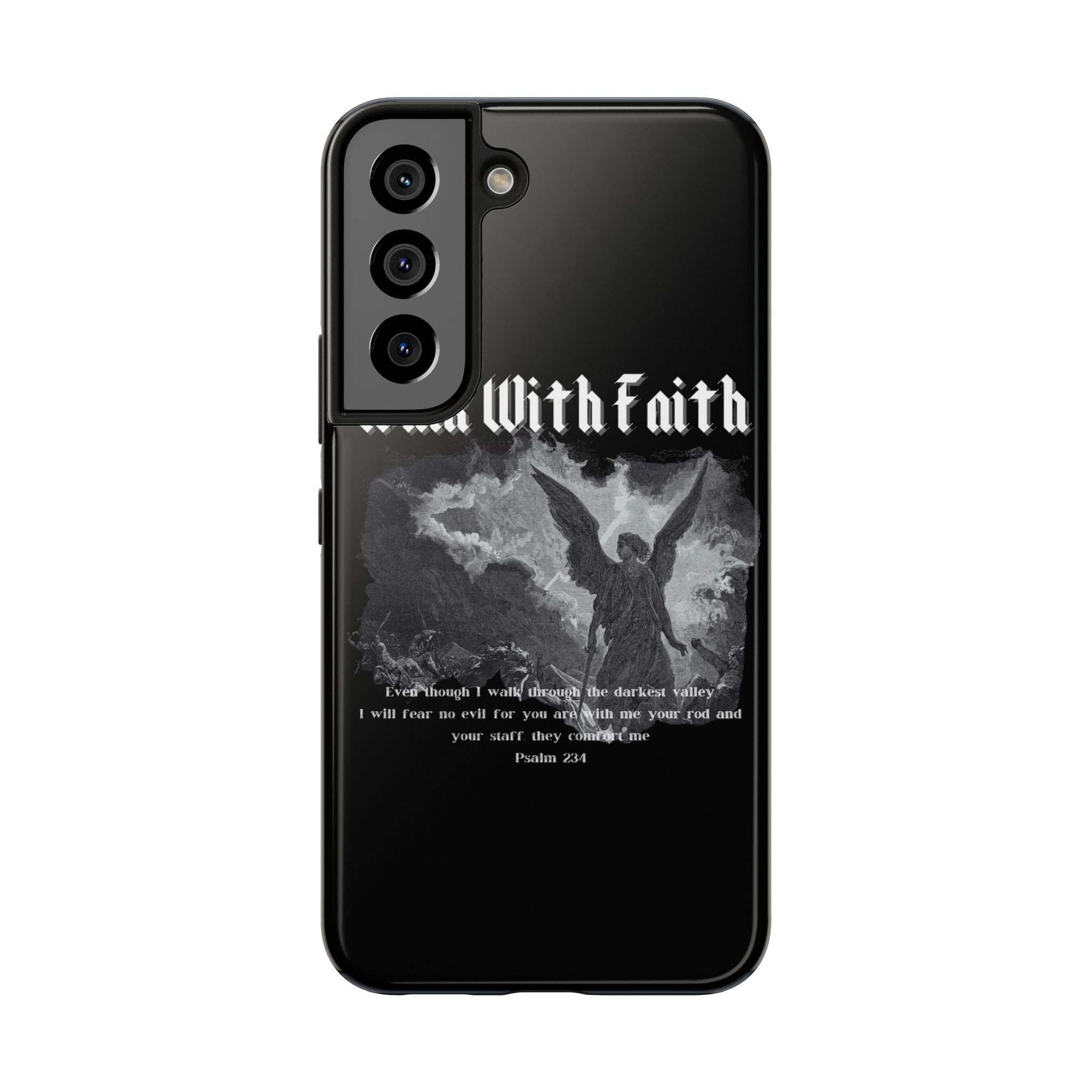 Psalm 23:4 Tough Phone Cases