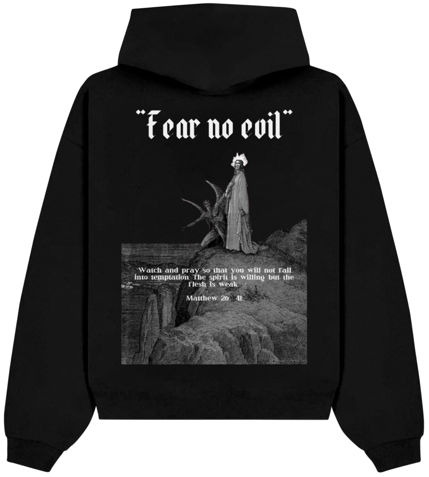 FEAR NO EVIL Hoodie - WalkWithFaith