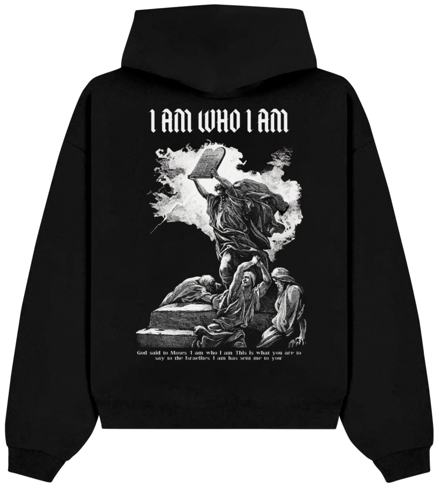 I AM WHO I AM Hoodie - WalkWithFaith