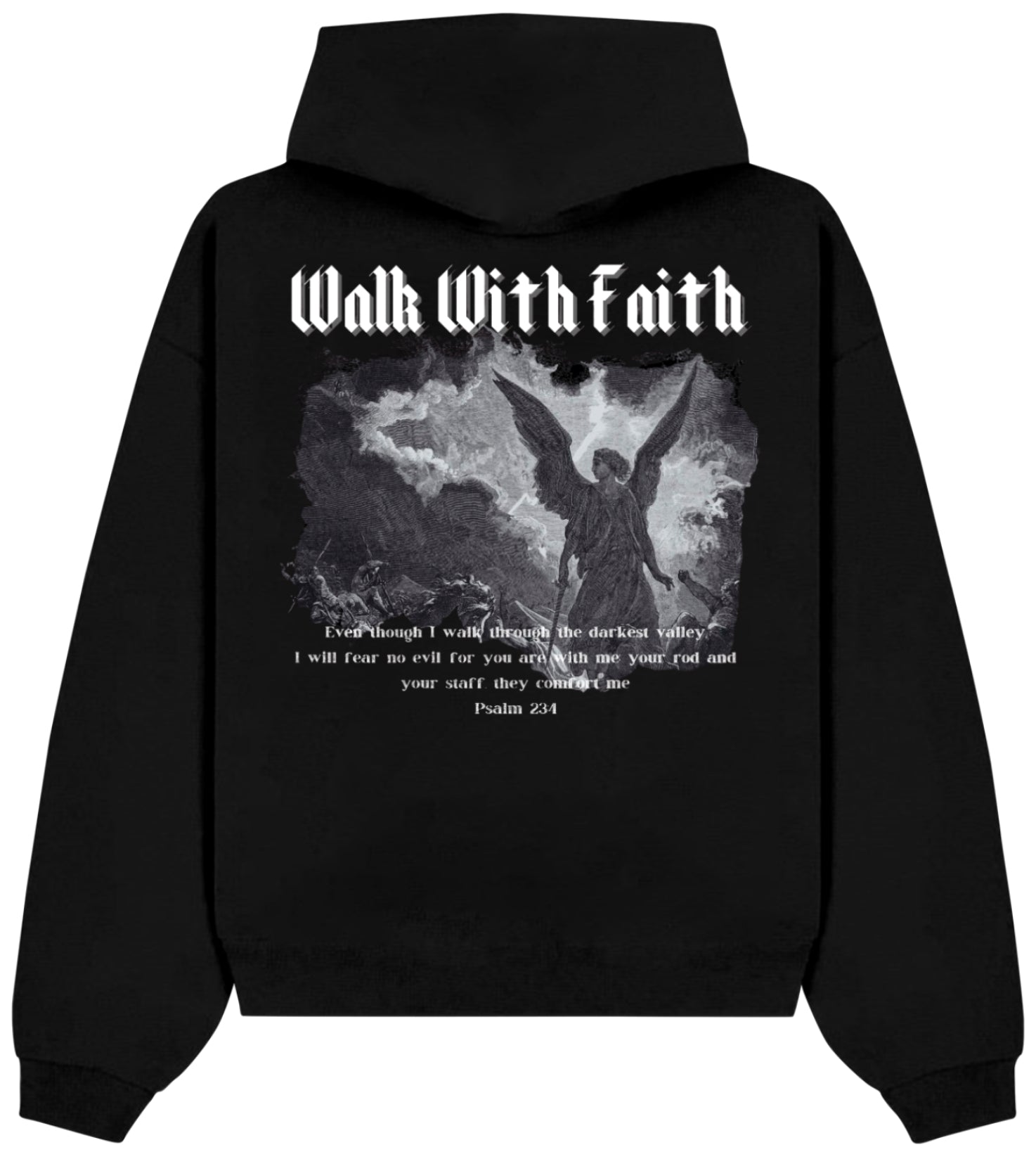 PSALM 23:4 Hoodie - WalkWithFaith